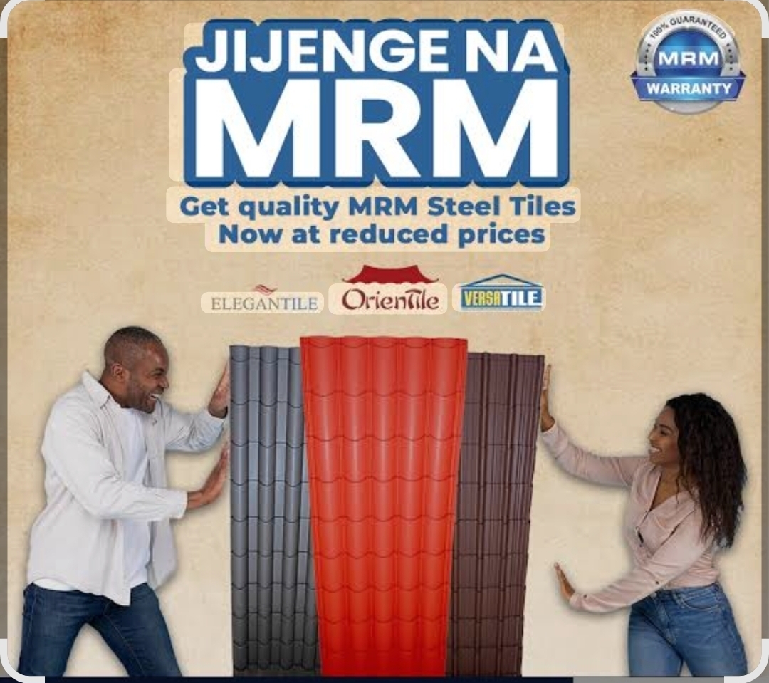 Jijenge na MRM - quality steel tiles at reduced prices